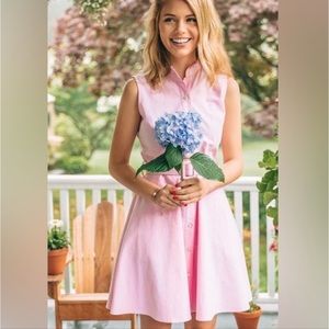 Kiel James Patrick Pink Button Dress